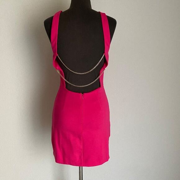 H:ours‎ Revolve sz S pink chain back Cassia mini party dress NWT - Picture 10 of 16